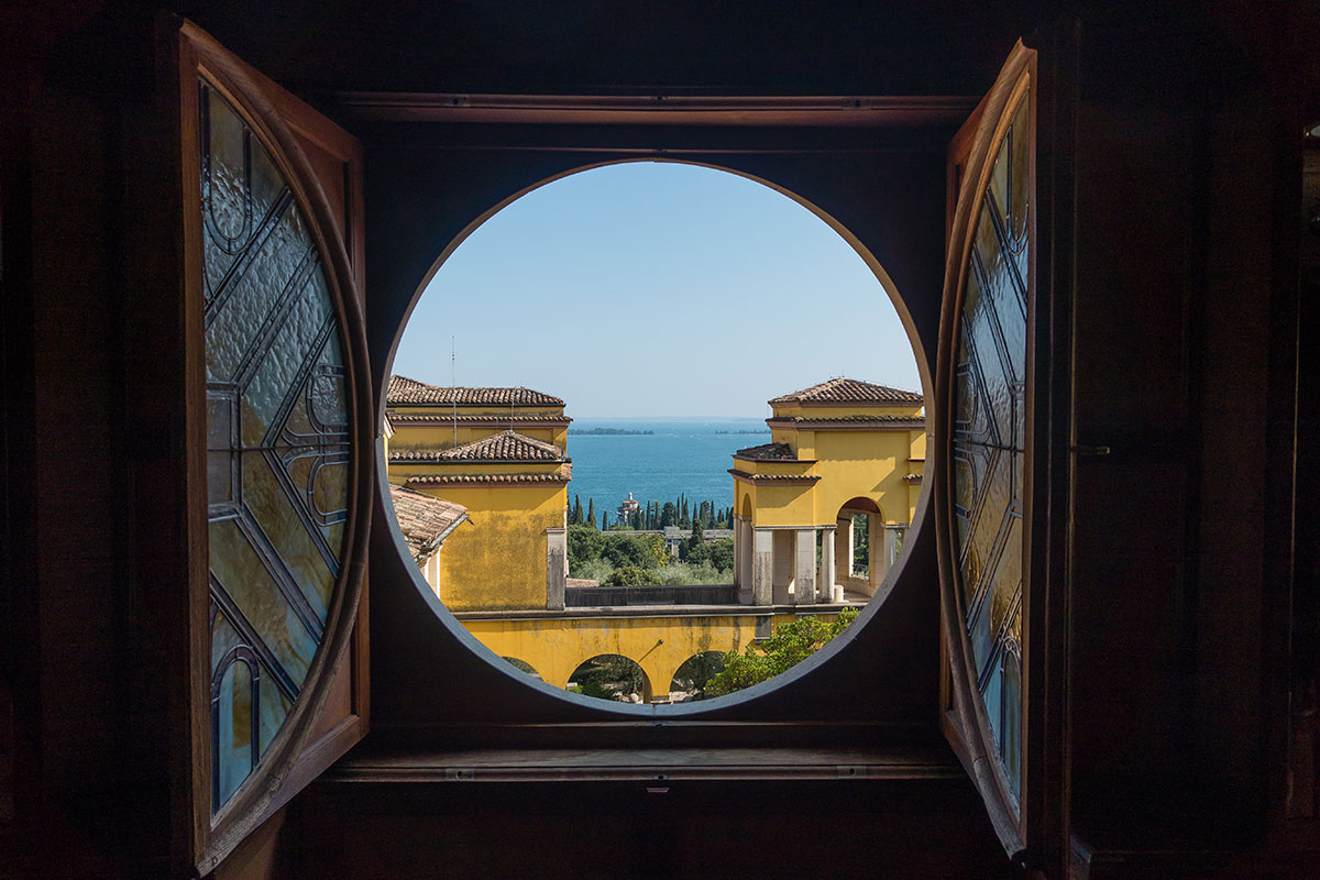 A view from Vittoriale degli Italiani 