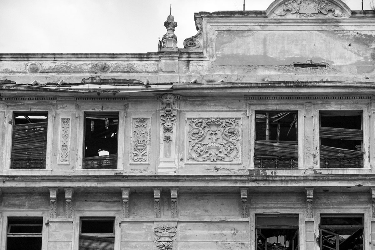 The abandoned Hotel Angst in Liguria - dare to check in? A view of Hotel Angst