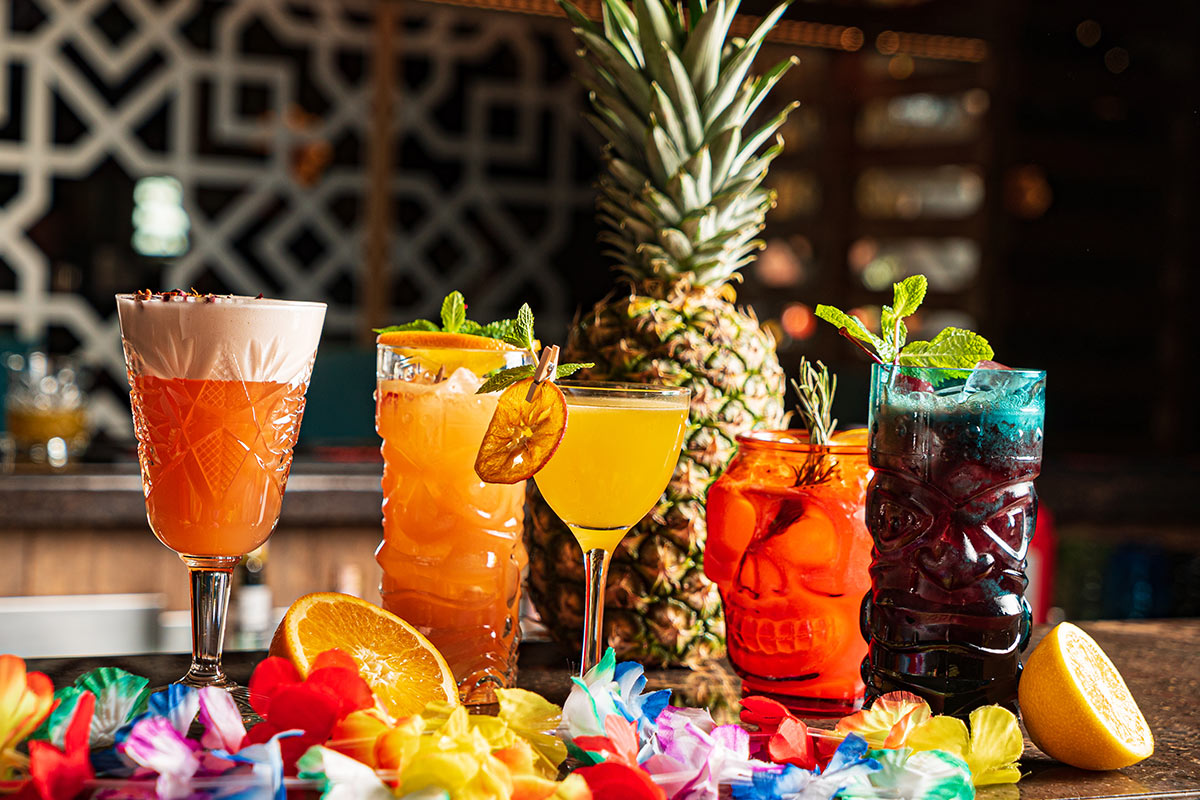 These mocktails enjoy exotic colours and tastes