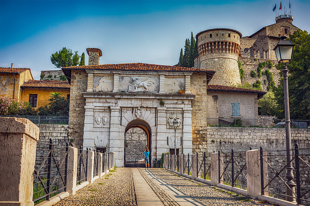 An ancient gateway into Brescia, the venue for the annual Feast of S. Faustino