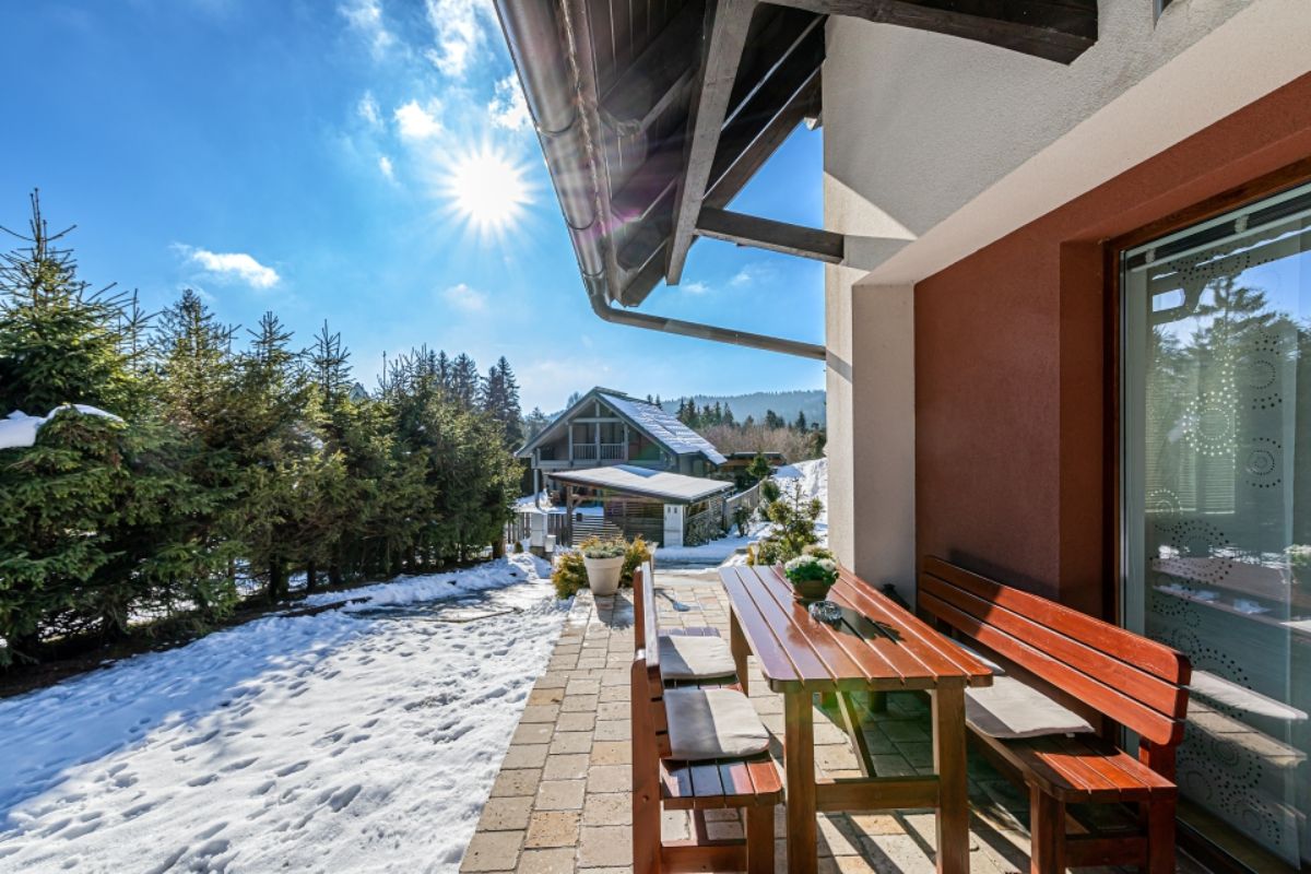 Proprietà di Happy.Rentals (ID: 4537) a Lubiana, Slovenia, dotata di posti a sedere all'aperto e sauna