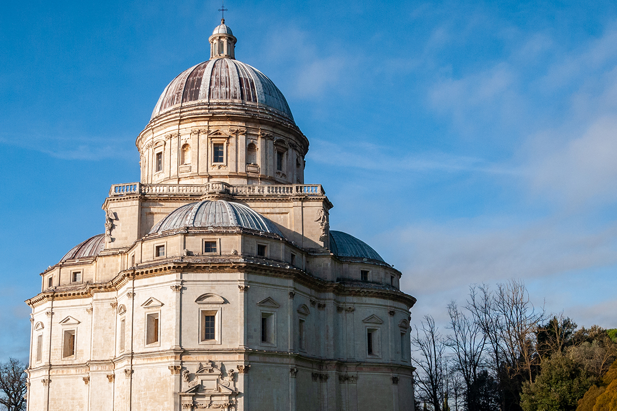 The Renaissance octagonal architecture of Tempio di Santa Maria della Consolazione in Todi