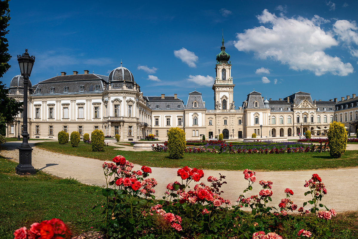 Festetics palace, famous baroque palace in Keszthely, Hungary