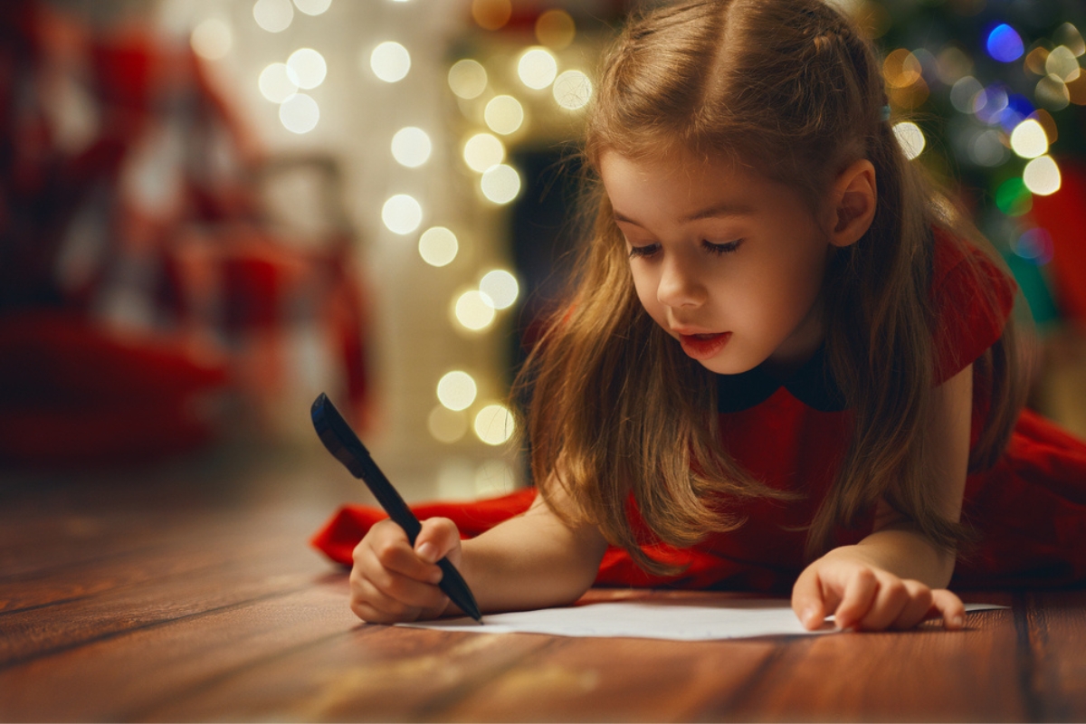 In Belgium, children write Christmas letters to family members