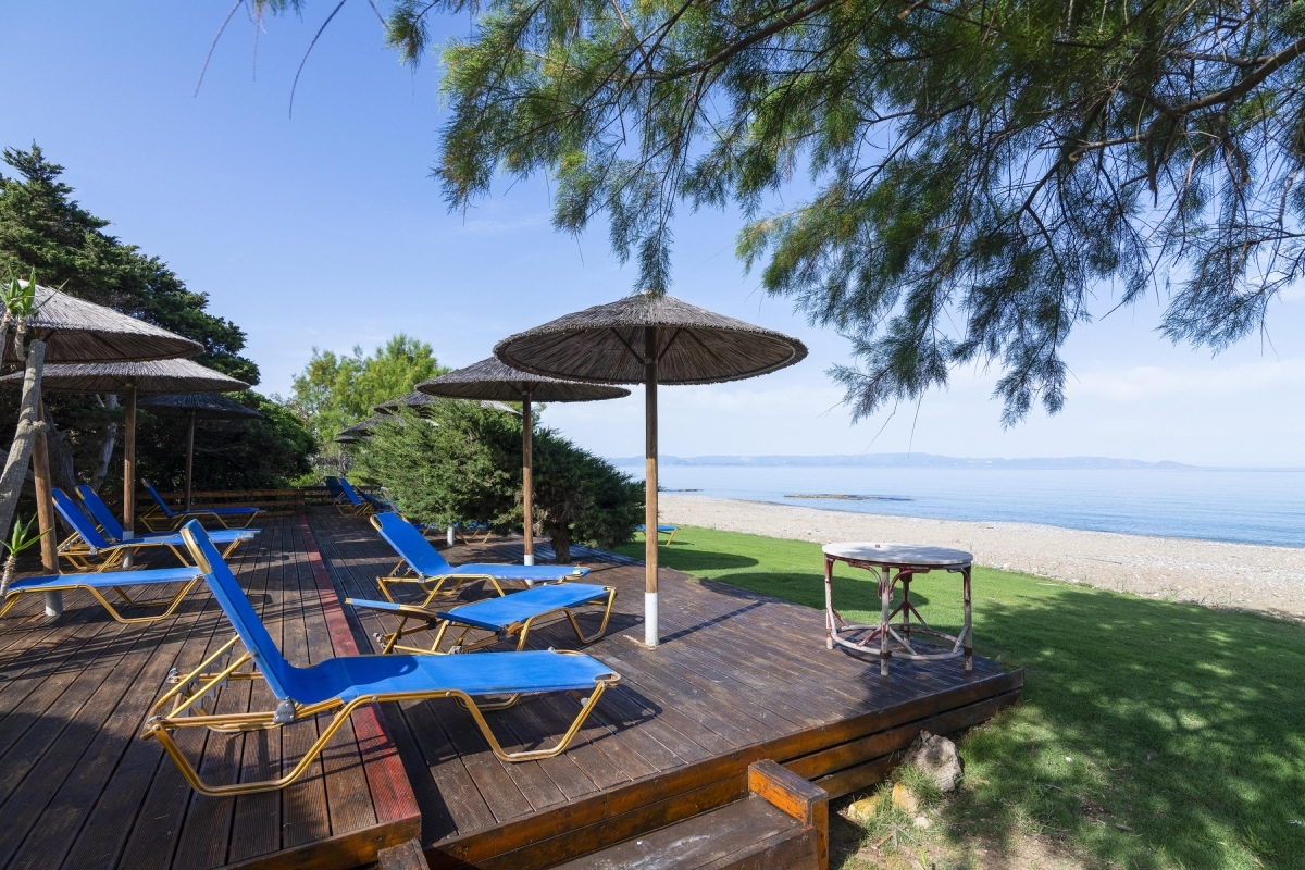 La casa vacanza economica, Analipisi Beach con solarium privato sul lungomare 