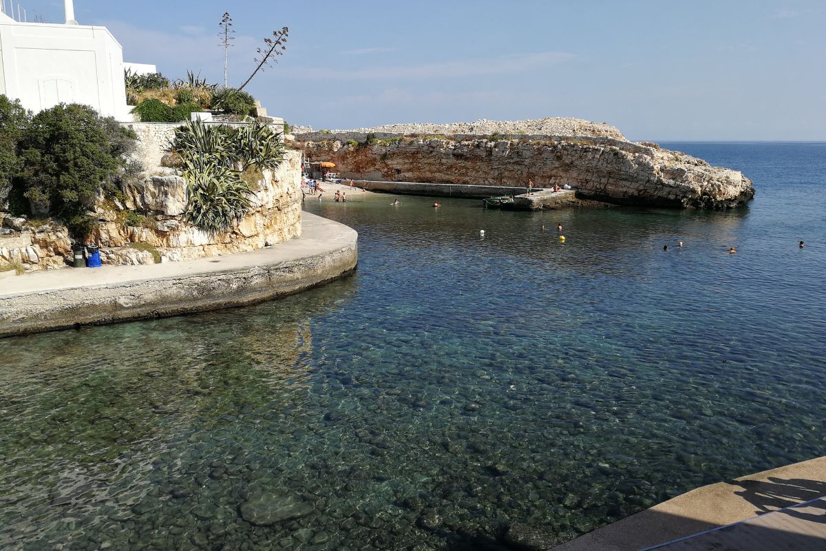 Lido Cala Paura in the early morning 