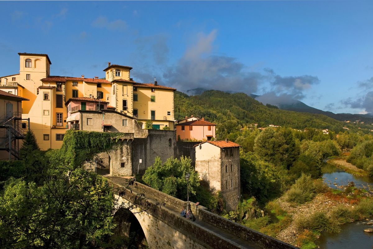 Castelnuovo di Garfagnana, a town in the province of Lucca, Toscana, central Italy