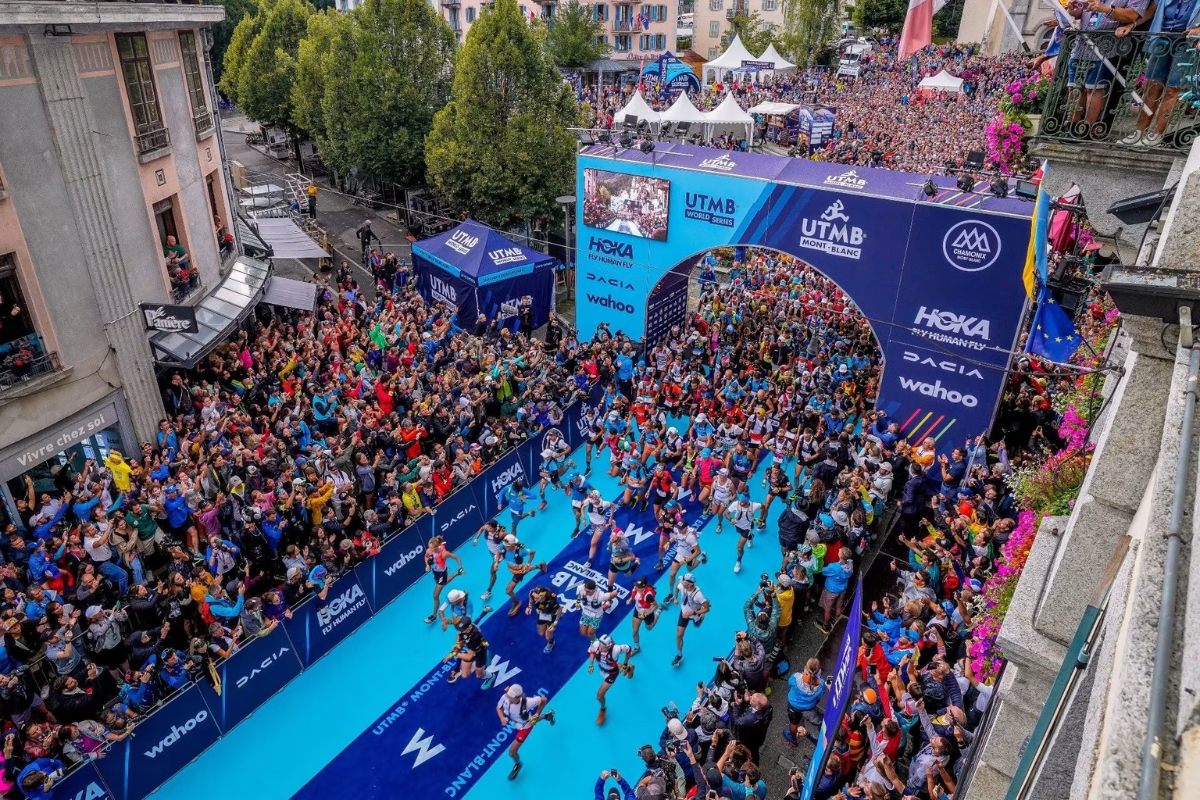 The starting point of the UTMB, one of the most anticipated events in Chamonix The starting point of the UTMB, one of the most anticipated events in Chamonix and the last stage of the UTMB World Series
