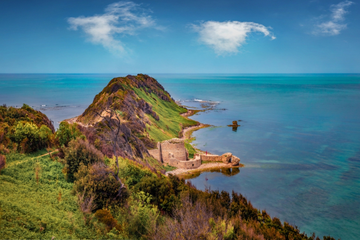 Veduta aerea del Castello di Rodoni 